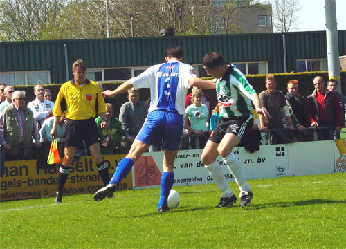 Kristian van Enk en Klaas Johan Knevelman (Foto Helmich Lubberts)